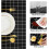 Waterproof PVC tablecloth white checkered 55x71 inch 2