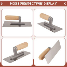 2 Pieces Stainless Steel Venetian Plaster Trowel, Paint & Plaster Trowel Sets Paint Plastering Finishing Hand Tools