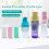 Xeyise silicone bottle cover leakproof elastic sleeve 1 pack 4