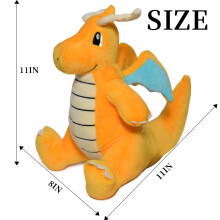 Cartoon Dragonite Plush Doll 11 inches