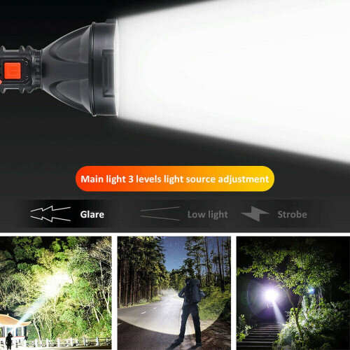Tinglu LED tactical flashlight USB rechargeable