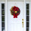 Artificial Christmas Wreath with Red Bow and Battery Candle 5