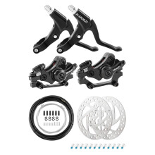 Bike Disc Brake Set Front Rear 140mm Mechanical Calipers