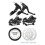 Bike Disc Brake Set Front Rear 140mm Mechanical Calipers 1