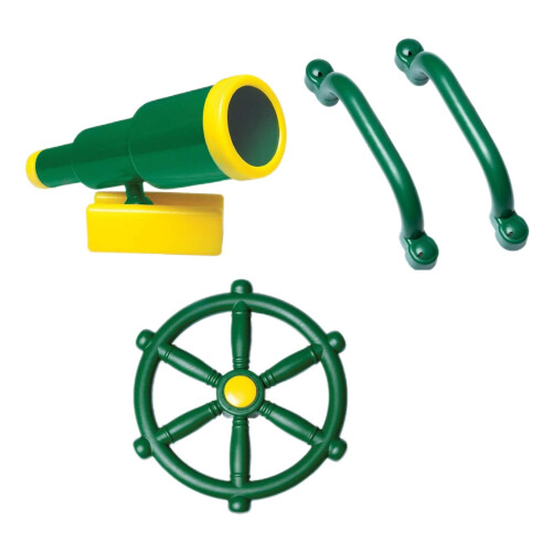 Playground Equipment Set for Kids 3+ with Steering Handle