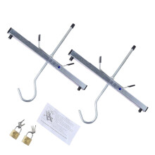 Tnarru roof ladder clamps with padlock for cars