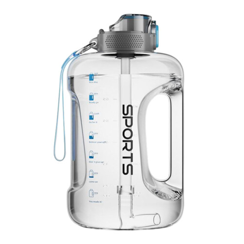 Water Jug with Straw, Lockable Lid, 1700ml