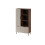 Cama 4 ALMERA bookcase 90x42x165 walnut/cashmere 1