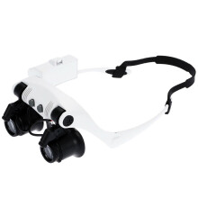 Tinglu jeweler loupe with LED light headband magnifier