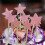 Xeyise glitter star cupcake topper 10 pcs 8
