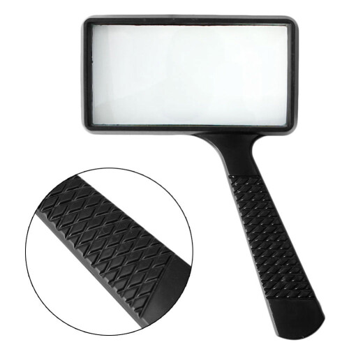 Handheld Magnifier Rectangular 10.5x5.5cm 1