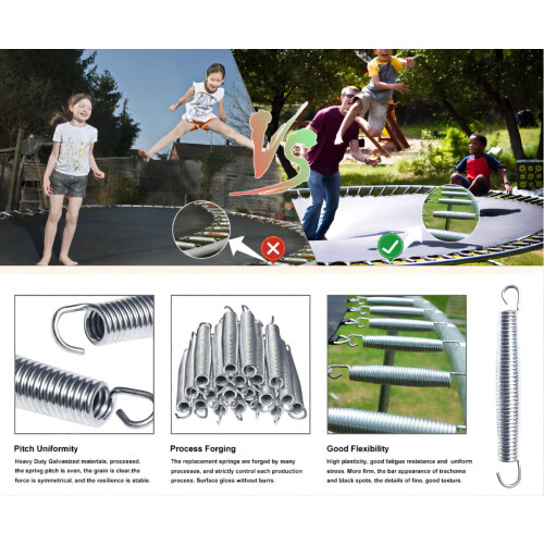 Trampoline Spring Replacement Stainless Steel 30 pcs 2