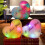 Heart Shaped LED Pillow Light Toy, Rainbow Glow 4