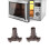 Microwave Turntable Coupler Plate Support 2 pcs 2