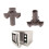 Microwave Turntable Coupler Plate Support 2 pcs 3