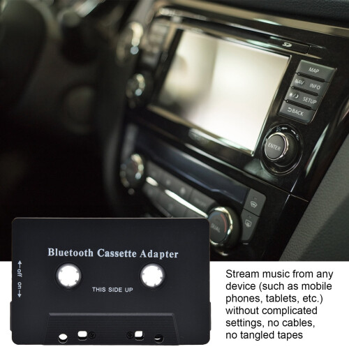 LIZEALUCKY Bluetooth castle adapter ABS black 3.9x2.5x0.3 in 2