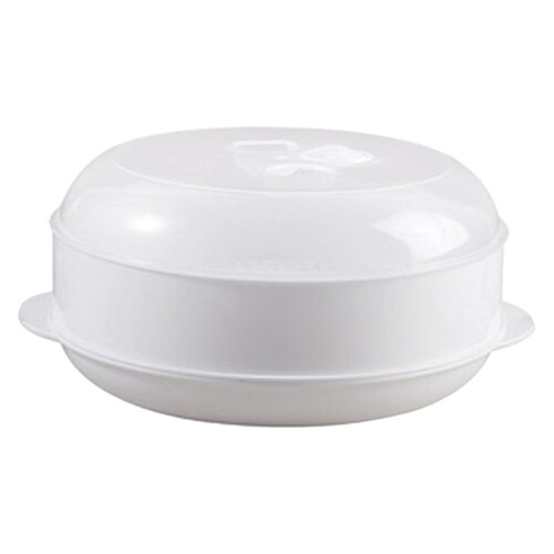 ABS microwave food steamer 1-tier
