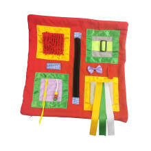 Fidget Throw Pillow Lap Blanket Sensory Aid 45x50x4cm