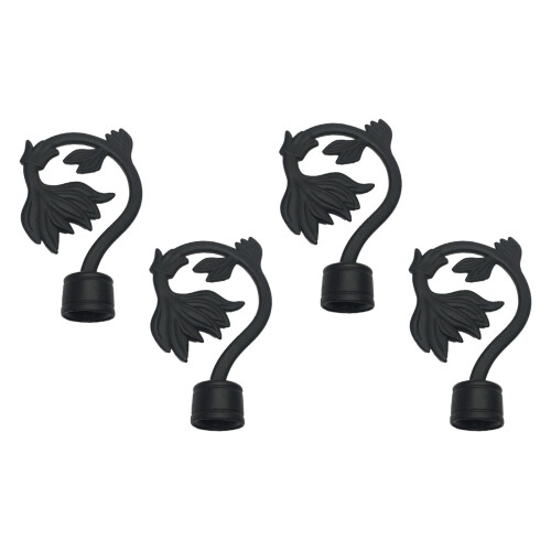 Curtain Rod End Caps Decorative 4 pcs