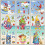 Summer Gnome Window Clings Cartoon Faceless 9pcs 2