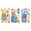 Summer Gnome Window Clings Cartoon Faceless 9pcs 3