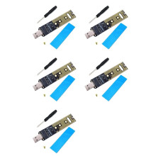 5X NVME USB Adapter M.2 NVME SSD to USB 3.1 Adapter 10Gbps USB3.1 Gen 2 for M2 NVMe 2230 2242 2260 2280 SSD