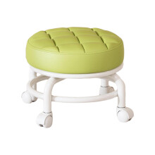 TISHITA rotating low stool for kids and salons green