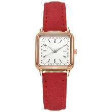 Luxe design dameshorloges met lichtgevende handopwinding en leren band, Winner horloge