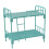 Miniature bunk beds dollhouse toy blue dormitory model 1