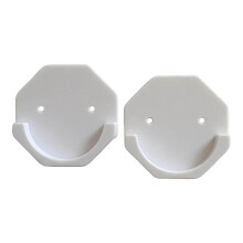 Shower Curtain Rod Holder Wall Mount Tension Pole Bracket