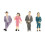 G Scale Model Train Passengers Seated Standing 25pcs 4