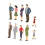 G Scale Model Train Passengers Seated Standing 25pcs 5