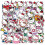 Hello Kitty stickers waterproof 100 pcs white theme 3