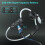 Wireless bone conduction headphones sport open earbuds with 6