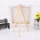 Mini canvas and natural wood easel set 12 pcs 8