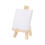 Mini canvas and natural wood easel set 12 pcs 4