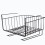 Bathroom Kitchen Wire Shelf Basket Organizer Black 1