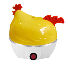 Chicken-shaped egg boiler for 7 eggs, heat-resistant