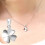 Damesketting met klavertje vier-design 1
