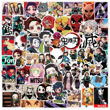 Demon Slayer vinyl stickers waterproof 50 pcs