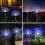 Solar Garden Lights 120 LED 2 Pack Waterproof 4