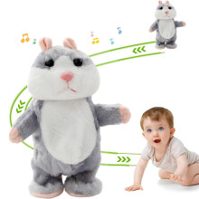 Talking Hamster Plush Toy Interactive Recording Stuffed