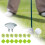 Tnarru golf shoe spikes TPU 14 pcs 2