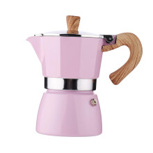 Aluminum Coffee Percolator Portable Octagonal 150ml