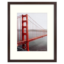Brown Picture Frame 16x20 for 11x14 Photo with Mat