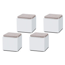 Sofa Bed Lifts White 4 Pieces 80x52mm