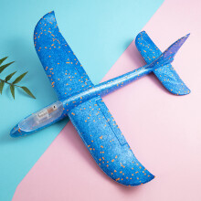 Tinglu LED foam glider airplane toy for kids