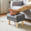 Footstool Ottoman Faux Leather with Sponge Padding 2