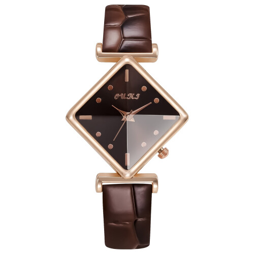 Luminous Pointer Women's Quartz Watch Leather Band