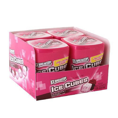 Raspberry Sorbet Sugar-Free Gum Bottles 4 Pack